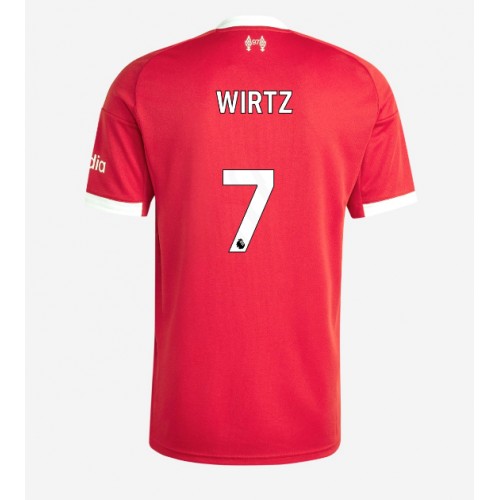 Liverpool Florian Wirtz #7 Prima Maglia 2025-26 Manica Corta